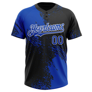 Custom-designed Men's Heat-Transfer Printed Striped Breathable Plus Size Baseball Uniform <b>Sets</b> For Sale - Product Image 2