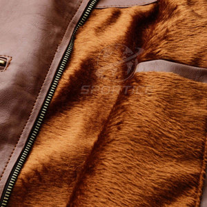 Chaqueta de Cuero Vacuno para Hombre, a la Moda, Nueva Colección, Casual, Impermeable, Transpirable y Ecológica para Invierno - Product Image 5