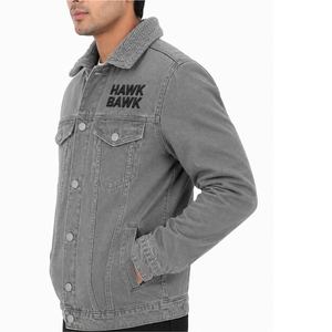 <b>Men</b>’s Casual Denim <b>Jacket</b> Clothing For Everyday Casual <b>Shearling</b> Collar Button Front Casual Style Comfortable Everyday Outdoor - Product Image 3