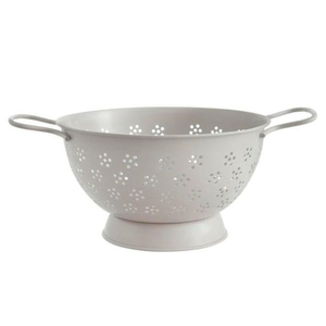 Fine Quality Stainless Steel <b>Colander</b> With Footed Base And Handles Mirror Finish Metal Kitchen <b>Strainer</b> For Draining Vegetables - Product Image 6