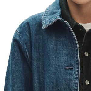 Veste en jean moderne pour femme, manteau décontracté à manches longues avec boutons sur le devant, idéal pour le streetwear et les voyages - Product Image 3