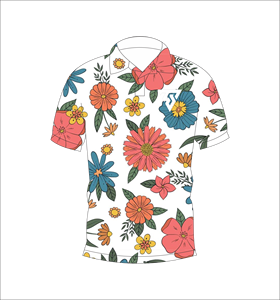 Polo pour homme à imprimé floral, décontracté, à manches courtes, style hawaïen, respirant, tendance, pour l'été et la plage - Product Image 4