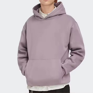 Sweat à capuche en molleton de coton épais avec intérieur brossé pour tenues d'hiver – Prix usine - Product Image 3