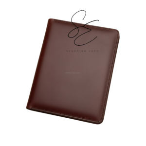 Premium Tooled Leather Portfolio <b>Folder</b> <b>A4</b> Organizer Binder Handcrafted Cowgirl File Case Custom Logo OEM Gift - Product Image 3