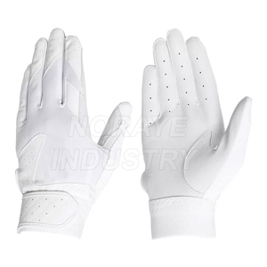 Gants de frappe de baseball personnalisés OEM, protection des mains en cuir d'agneau de qualité supérieure - Product Image 1
