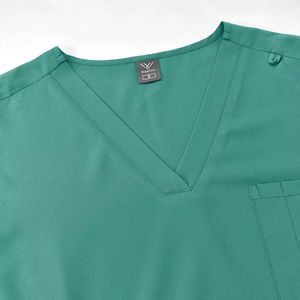 Conjunto de Uniformes Médicos de Algodón Elástico 2026 para Mujer, Cuello en V, Uniforme de Enfermería, Traje de Hospital con Spandex y Logotipo Personalizado al por Mayor - Product Image 3