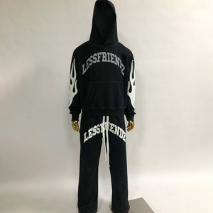 ชุดวอร์มลำลองแบบโอเวอร์ไซส์สำหรับฤดูหนาว  ผ้าสะท้อนแสง 3M  แจ็คเก็ตกันลม โพลีเอสเตอร์/คอตตอน  ODM สำหรับผู้ชาย - Product Image 6