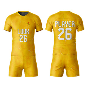 Ensemble d'uniformes de football personnalisés OEM ODM, maillot et short de football, vêtements de sport d'équipe, séchage rapide, fabricant en gros - Product Image 6
