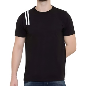 Camiseta Deportiva Negra para Hombre, Manga Corta, Transpirable, para Gimnasio, Entrenamiento, Running, Fitness, Ejercicio, Ropa Deportiva Informal - Product Image 1