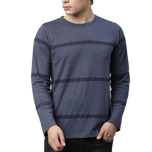 Camiseta de Manga Larga para Hombre, al por Mayor, de Alta Calidad, Ecológica, de Secado Rápido, Estilo Urbano, 100% Algodón, Transpirable, Informal - Product Image 1