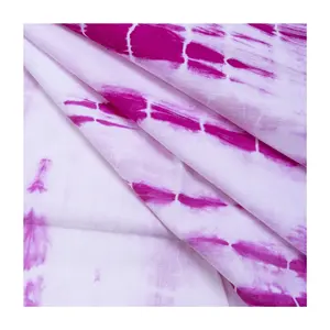 Chất Lượng Cao Mới Bán Buôn Cotton Tie Dye Đá Cẩm Thạch In Quần Áo Vải Tinh Khiết Bông Chất Lượng Cao Dệt Cho Ăn Mặc Quần Áo - Product Image 1