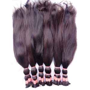 Extensions de cheveux vierges indiens non traités par HUMAN HAIR, 10-34 pouces - Product Image 2