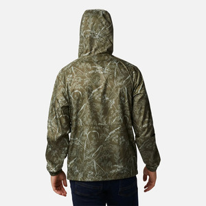 Chaqueta Cortavientos Ligera con Capucha y Estampado Botánico Unisex, Personalizable (OEM), Resistente al Agua, para Senderismo al Aire Libre, Venta al Por Mayor - Product Image 2
