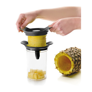 Coupe-ananas et éplucheur avec base pour une préparation facile des fruits - Product Image 5
