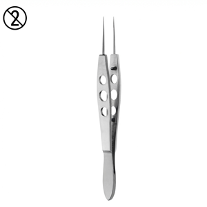 Pinzas de Jaffe Rectas Desechables de Un Solo Uso, Pinzas de Sutura Quirúrgica Oftálmica, Instrumento Microquirúrgico de Acero Inoxidable - Product Image 3