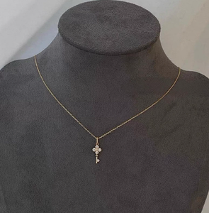 Colgante Solitario de Diamante Redondo de Corte Brillante en Plata 925, Joyería Vintage para Mujer, Compromiso y Boda, Certificado IGI, Cultivado en Laboratorio - Product Image 4