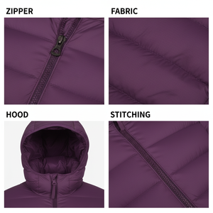 Veste matelassée coupe-vent respirante à fermeture éclair pour homme, grande taille, écologique, séchage rapide, avec logo personnalisé, idéale pour l'automne et le froid - Product Image 5