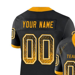 Jersey de Práctica de Fútbol Americano Unisex Personalizado de Alta Calidad, Transpirable, Talla Grande, Manga Corta, Precio Bajo - Product Image 3