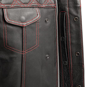 Chaleco de Cuero Personalizado de Primera Calidad para Motociclistas, Estilo Urbano, Sostenible, Hecho a Mano - Product Image 6