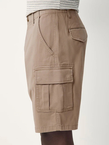 Pantalones Cortos Cargo para Hombre, Cintura Media, Algodón Sólido, Casuales, Personalizados, con Bolsillos, Tejido Transpirable, Cierre de Botones - Product Image 5
