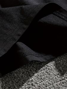 T-shirts pour hommes en coton 100% respirant, décontractés, brodés, tricotés, unis - Product Image 4