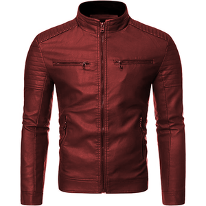 OEM Custom Breathable <b>Leather</b> <b>Biker</b> <b>Jacket</b> Men's Vintage Black Genuine <b>Leather</b> Motorcycle Coat Canvas Lining High Street Style - Product Image 4