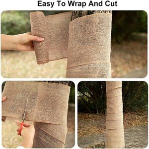 High Quality 60inch*210ft <b>Jute</b> <b>Fiber</b> Soil Protection Netting Pure Natural 60inch*210ft Plant Protective Sheet Garden Supply - Product Image 4