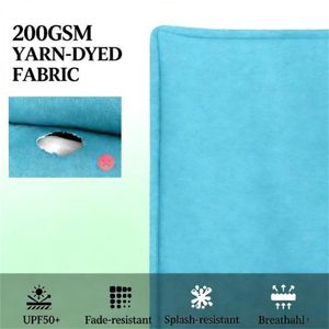 Set di Cuscini Pieghevoli Reclinabili a 2 Pezzi Blu Chiaro per Esterni - Solo Cuscino - Product Image 3