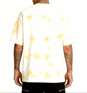 Camiseta de Manga Corta para Hombre, Estilo Hip Hop, Tie-Dye, 240g, Corte Holgado, Protección UV, Estilo Americano Vintage, Tendencia Primavera/Verano - Product Image 2