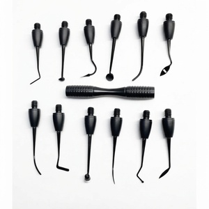 Kit de Espátulas de Artista de Calidad Premium con 11 Puntas de Acero Inoxidable de Grado Médico y 2 Mangos Ergonómicos Esterilizados - Product Image 1