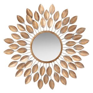 Miroir mural en métal de qualité supérieure, design géométrique moderne pour la réception de bureau et la décoration intérieure d'hôtel - Product Image 4