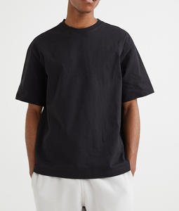 T-shirts en coton 100% lourd, séchage rapide, coupe ample, t-shirt uni personnalisé, t-shirt surdimensionné pour homme - Product Image 6