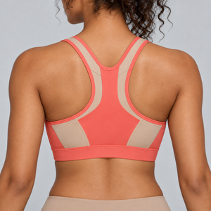 Soutien-gorge de sport pour femme haut de gamme, sexy, en nylon rembourré, surface lisse, push-up, respirant, pour yoga et gym - Product Image 4