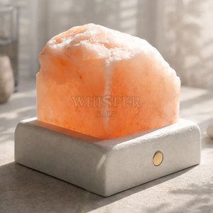 Lámpara de Sal del Himalaya de Calidad Confiable, Tallada, Decoración Moderna para el Hogar, Ambiente Cálido Premium - Product Image 4