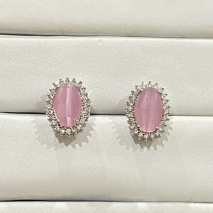 Pendientes de latón con gemas: Zafiro azul, Rubí, Peridoto, Piedra lunar, Cuarzo rosa. Joyería de piedras de nacimiento. Regalo de aniversario unisex de moda. - Product Image 3