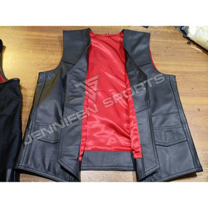 Chaleco de Cuero Genuino de Vaca para Motociclistas, Casual, Transpirable, Resistente al Viento, para Invierno, Ajuste Duradero, Logotipo Personalizado, Pedido al por Mayor - Product Image 4