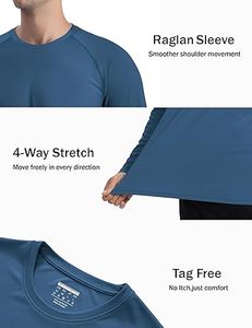 Rashguard pour homme 100 % polyester écologique avec logo personnalisé, haute qualité, manches longues, une pièce - Product Image 2