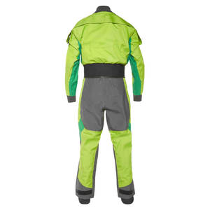 Overol de Trabajo Impermeable Verde Lima para Hombre con Paneles Grises y Cinturón Negro para Uso en Exteriores - Product Image 3