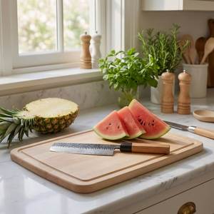 Planche à découper en bois de haute qualité, surface lisse, pour la préparation et le service des aliments au quotidien, usage domestique et hôtelier - Product Image 6