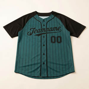 Maillots de baseball personnalisés en gros pour équipes, impression nom et numéro, uniformes de softball en polyester à boutons – Fournisseur - Product Image 1