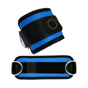 2025 gimnasio ajustable D-Ring correas de tobillo acolchado Fitness Cable máquina muslo glúteos ejercicios accesorios cómodos tobilleras - Product Image 2