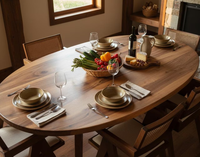 Table à manger extensible et pliable de style nordique en bois, transformable pour une utilisation à domicile dans les petits espaces, de forme carrée
