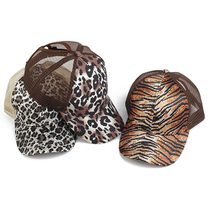 Custom Tiger <b>Camo</b> Trucker Hat Mesh Breathable Patch Snapback <b>Cap</b> Full Color Print Bulk Blank Ready Ship Outdoor Fashion Club - Product Image 4