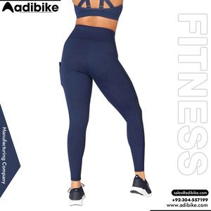 Pantalons de yoga pour femmes de haute qualité avec logo personnalisé, leggings de fitness unis, spandex/polyester, extensibles dans quatre directions, séchage rapide - Product Image 6