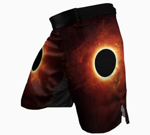 MMA Shorts <b>Men</b> Black Sublimation Print Quick Dry Mixed Martial Arts Wear Regular Fit Adult Fight <b>Trunks</b> - Product Image 4
