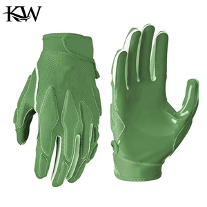 Gants de football américain en gros à prix réduit, nouvelle collection, design uni, antidérapants, imperméables, doigts entiers, qualité supérieure - Product Image 2