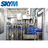 Machine de remplissage d'eau purifiée OEM 12000BPH, ligne de production automatique de remplissage et d'emballage d'eau pure minérale