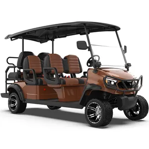 2024 High Quality Off-road Cheap Electric Carts 4+2 Seater Buggy