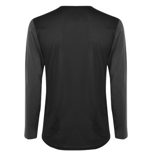 T-shirt technique à manches longues pour homme, 100% coton, anti-boulochage, coupe et couture personnalisées, impression de haute qualité, vente en gros, provenance du Bangladesh - Product Image 4