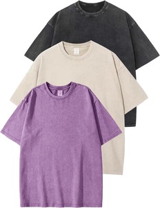 Oversized <b>Tshirts</b> for Men's Acid Wash Cotton Tee Shirts Baggy Boyfriend Vintage Streetwear Tops <b>tshirt</b> - Product Image 2